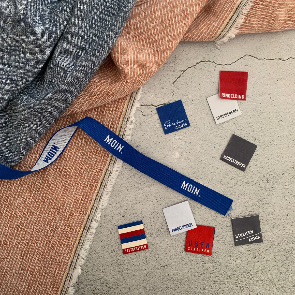 Prülla Webband MOIN. royalblau