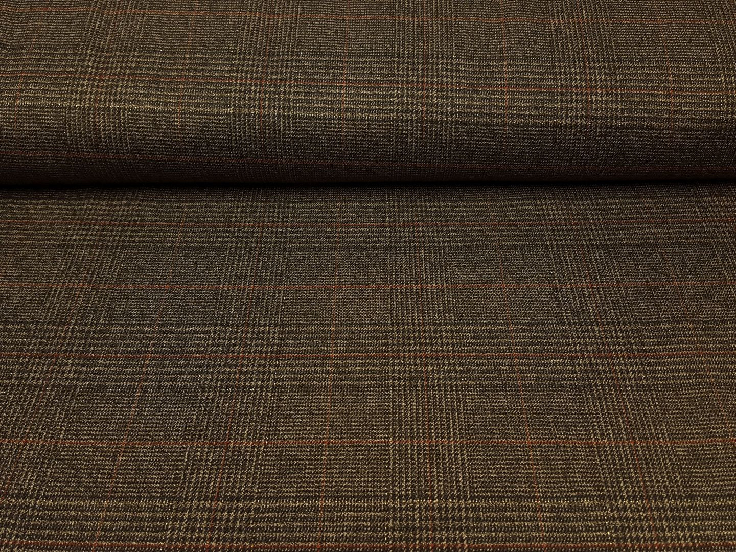 elast. Hosenstoff, Nilox braun melange/rost/gold