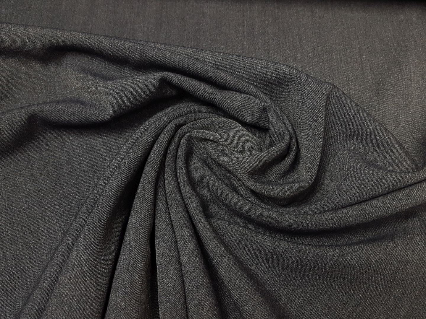 elast. Hosenstoff, Uni-Dulce anthrazit melange