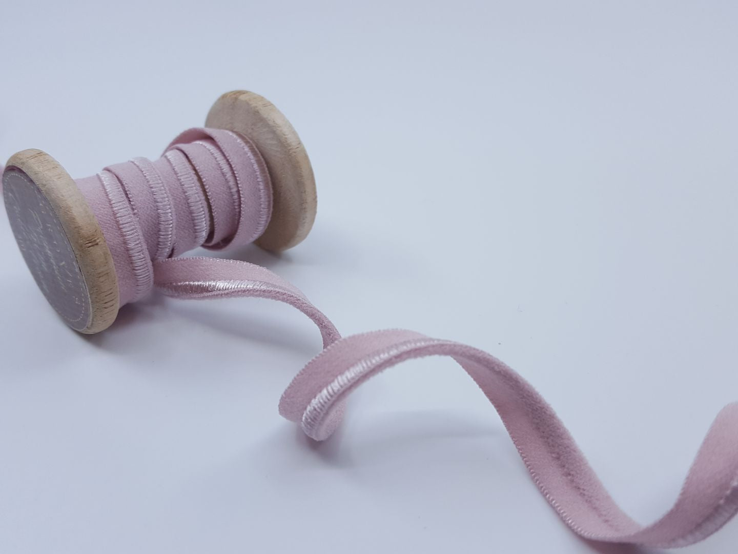 elastische Paspel 10 mm doppelseitig poudre