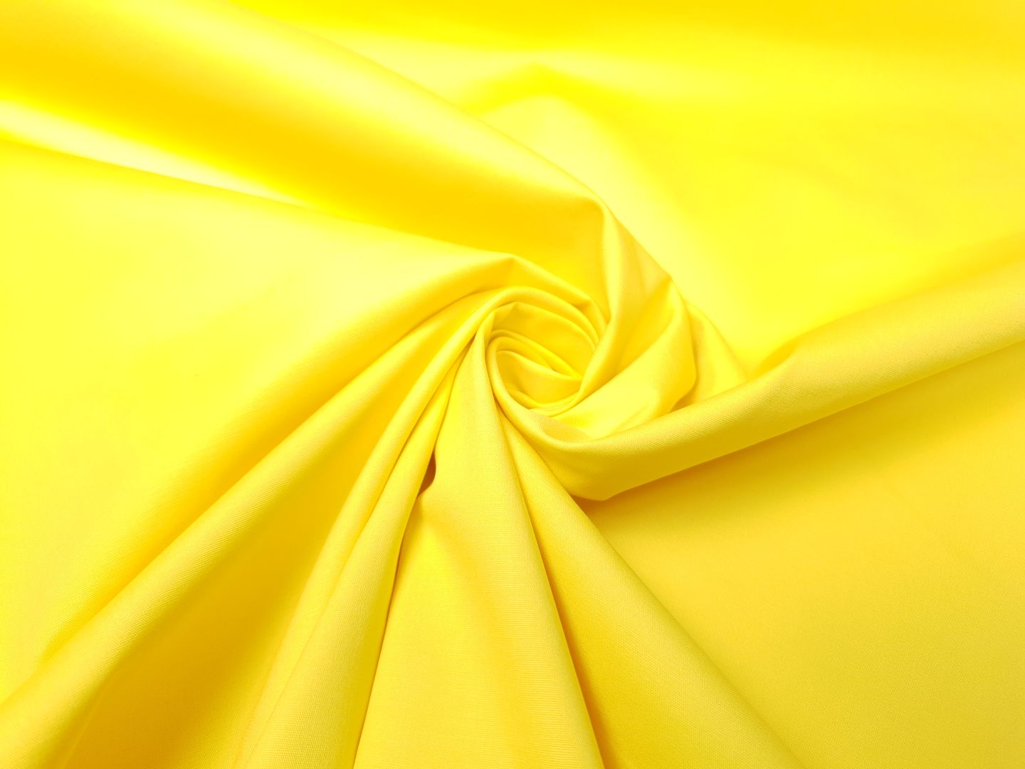 Elastische Popeline gelb