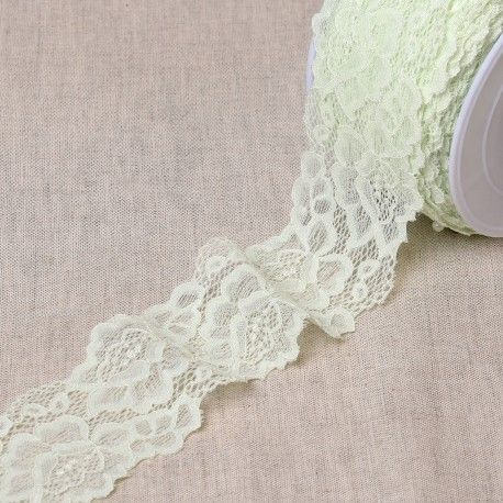 elastische Spitze 55mm blassgrün