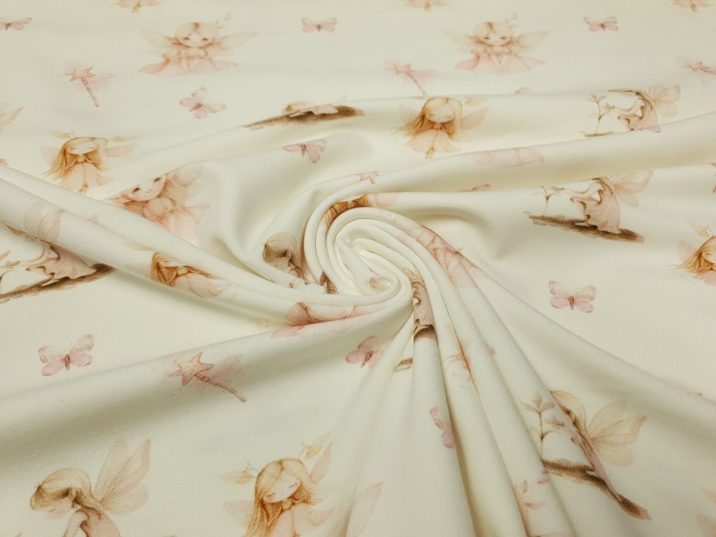 Elfe offwhite/braun/rosa
