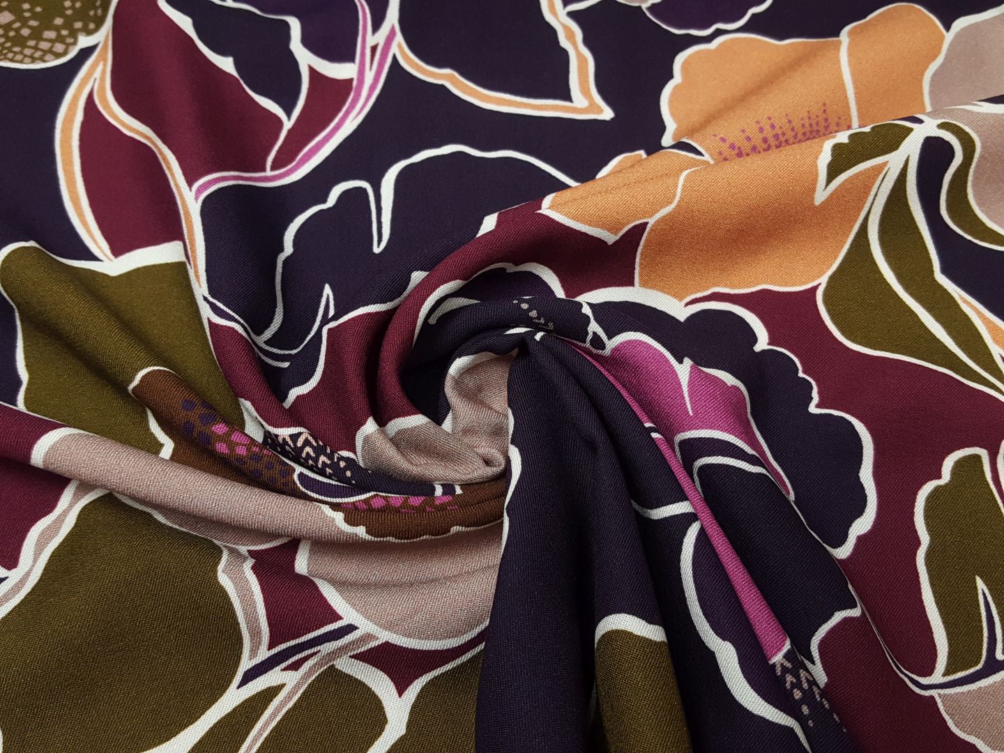 Elida violett/beere/zimt/khaki