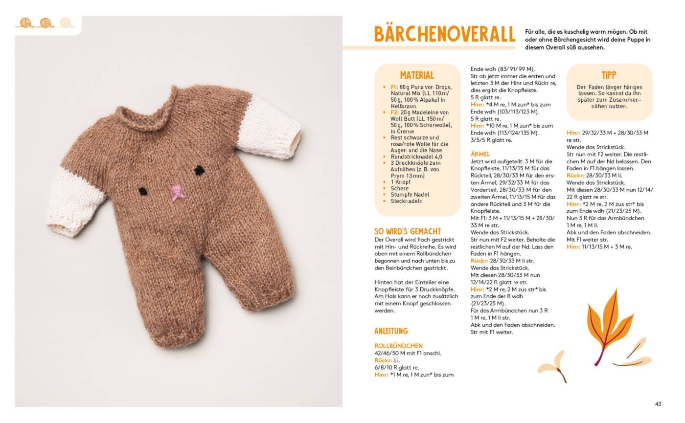 Hej. Minimode - Süsse Puppenkleidung stricken