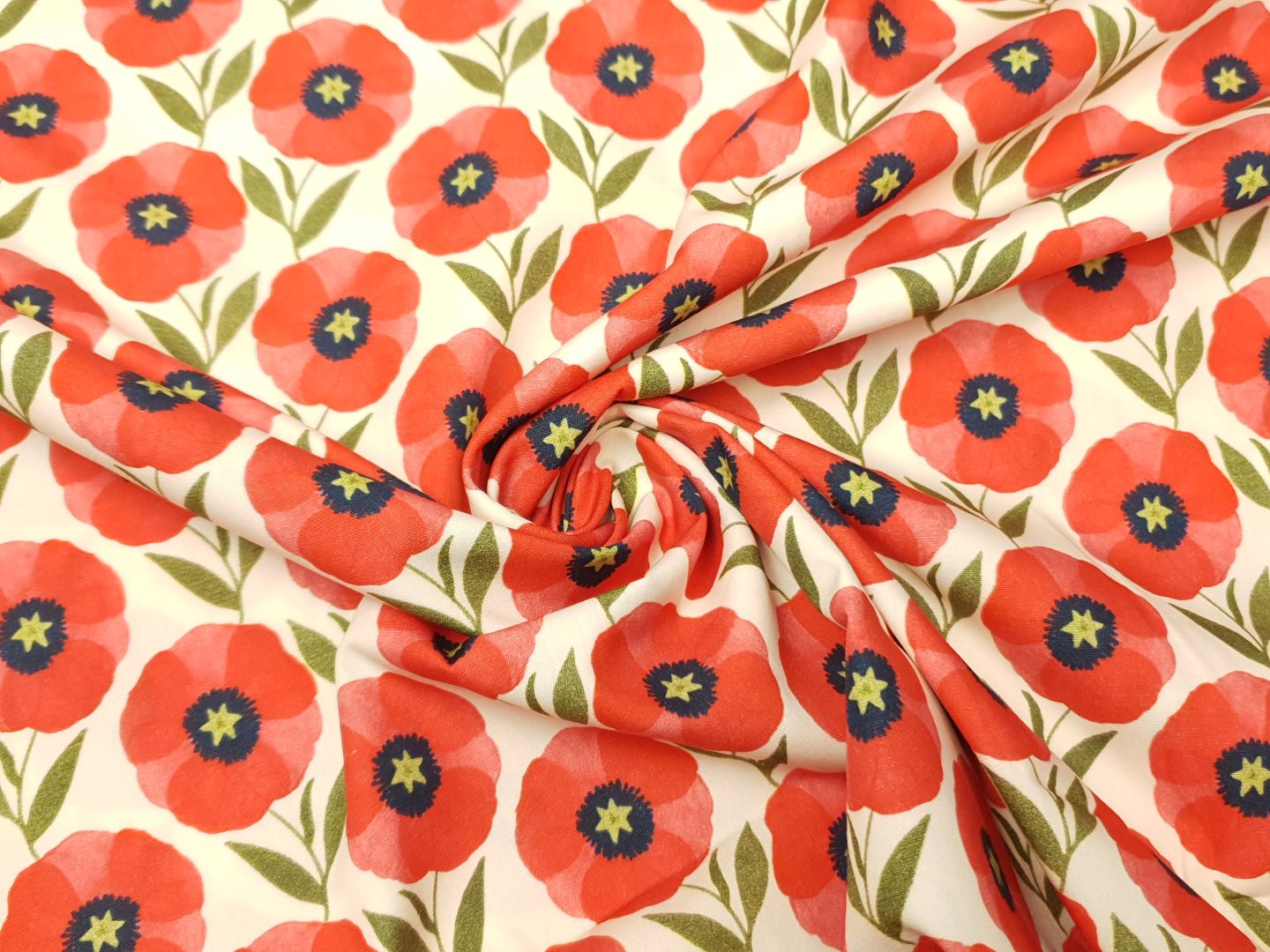Emilie creme/rot/army