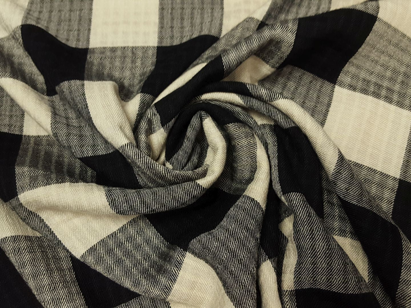 Fancy check schwarz/sand