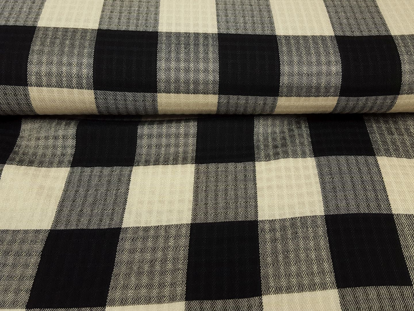 Fancy check schwarz/sand