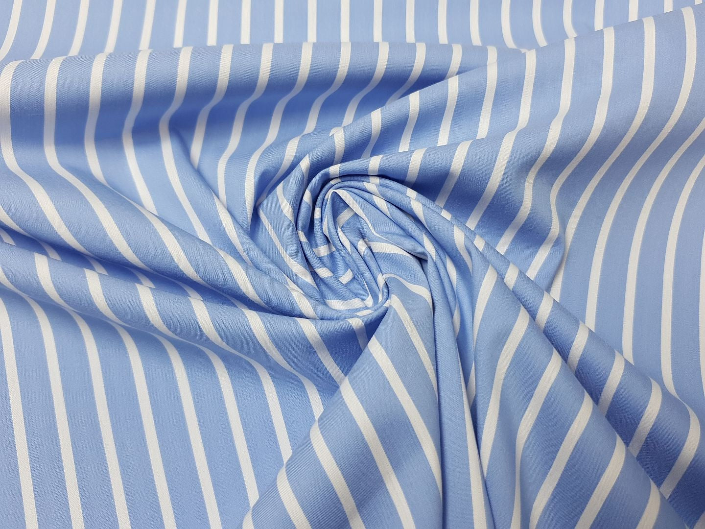 Fancy Big Stripe hellblau/weiss