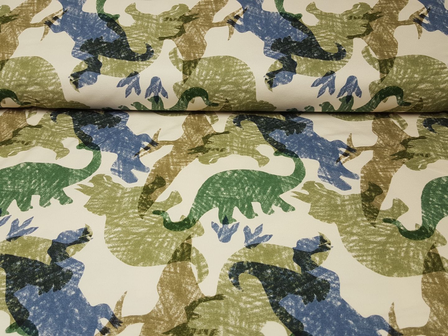 Fancy Dino sand/khaki/denim
