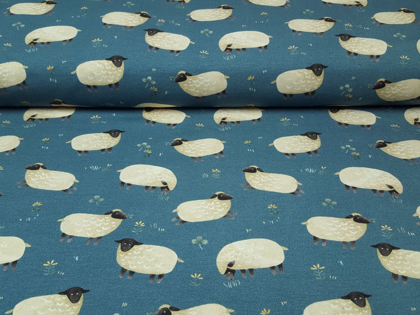 Fancy Sheep rauchblau/ beige/anthrazit