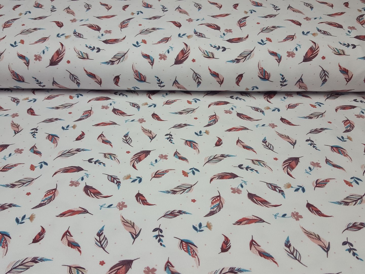 Feathers Mauve weiss/altrosa/mauve/mint