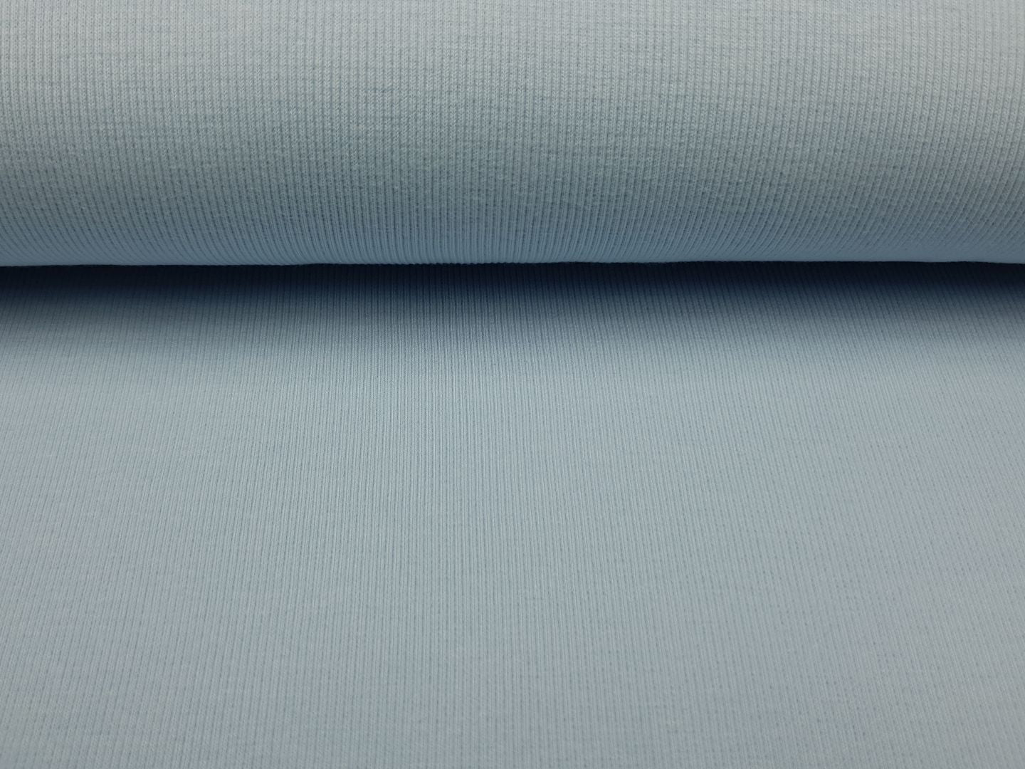 Feinripp Bündchen hellblau