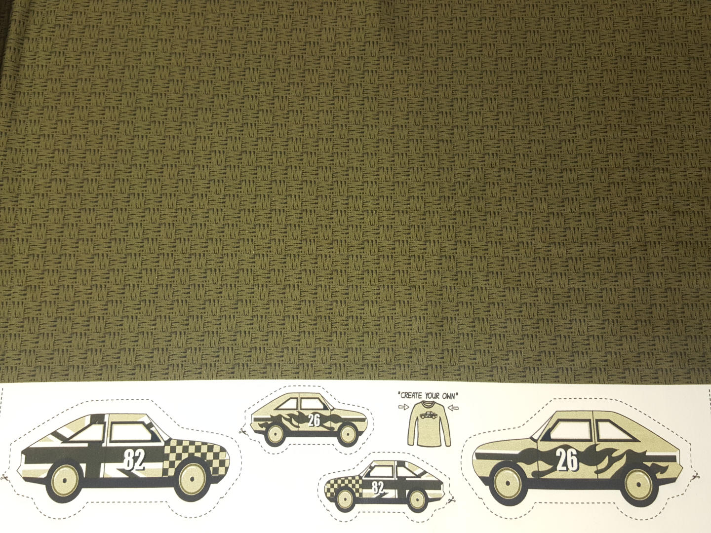 Einzelstück Fiag pattern olive/braun