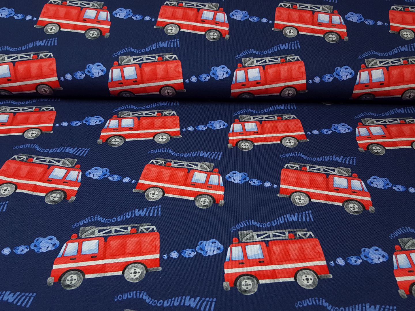 Einzelstück Fire Truck dunkelblau/rot/dunkelgrau
