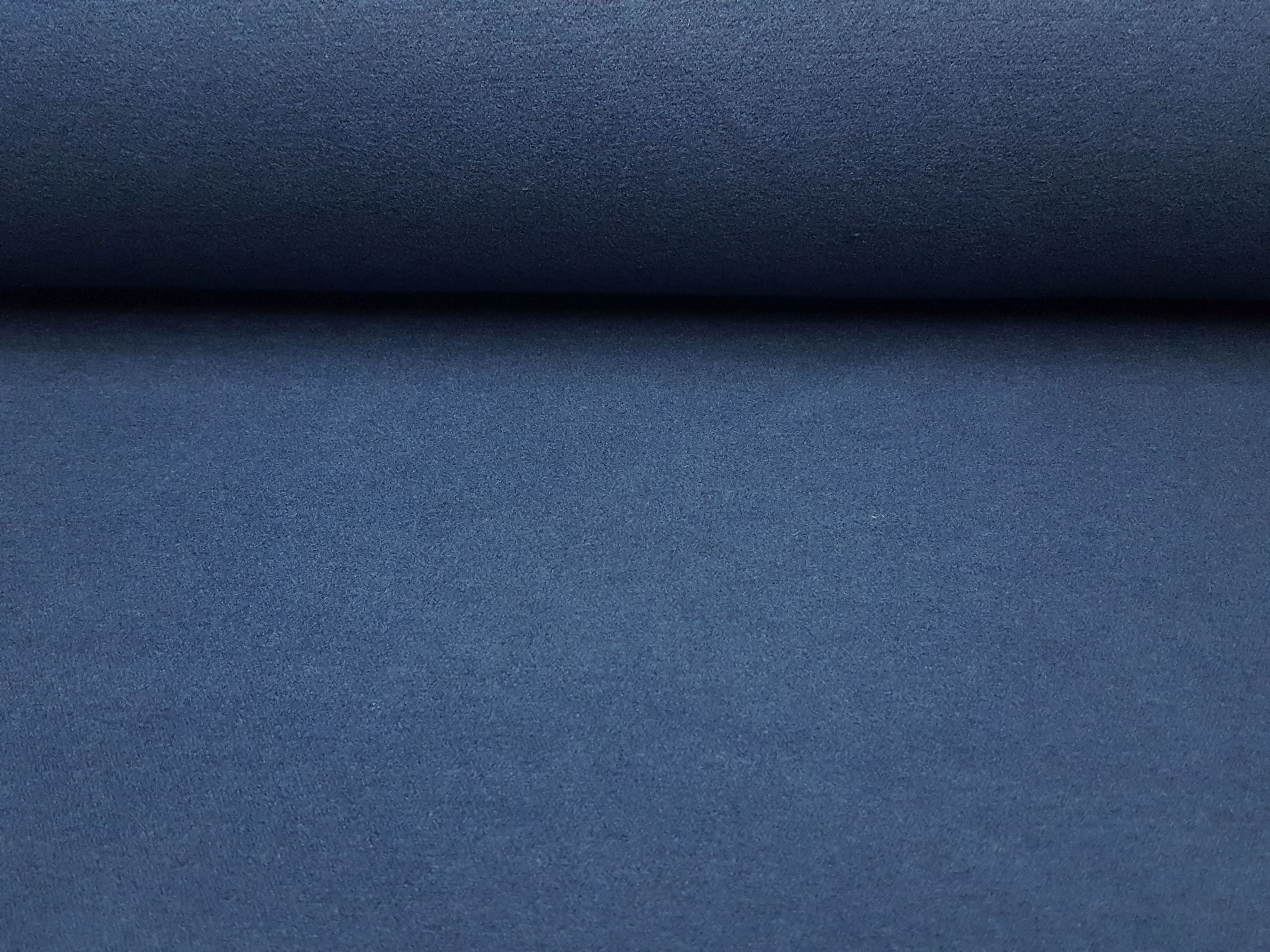 Flanellstrick dunkelblau