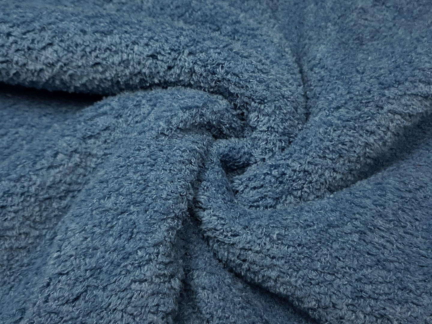 Flausch Fleece jeansblau