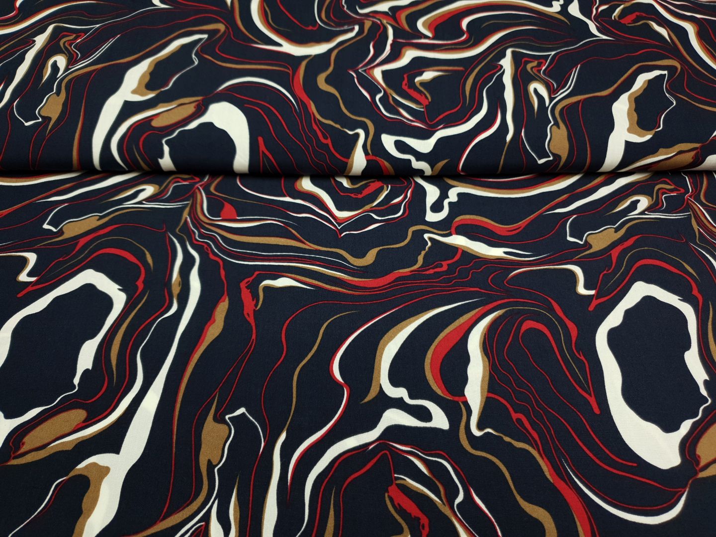 Flavia nachtblau/offwhite/rot