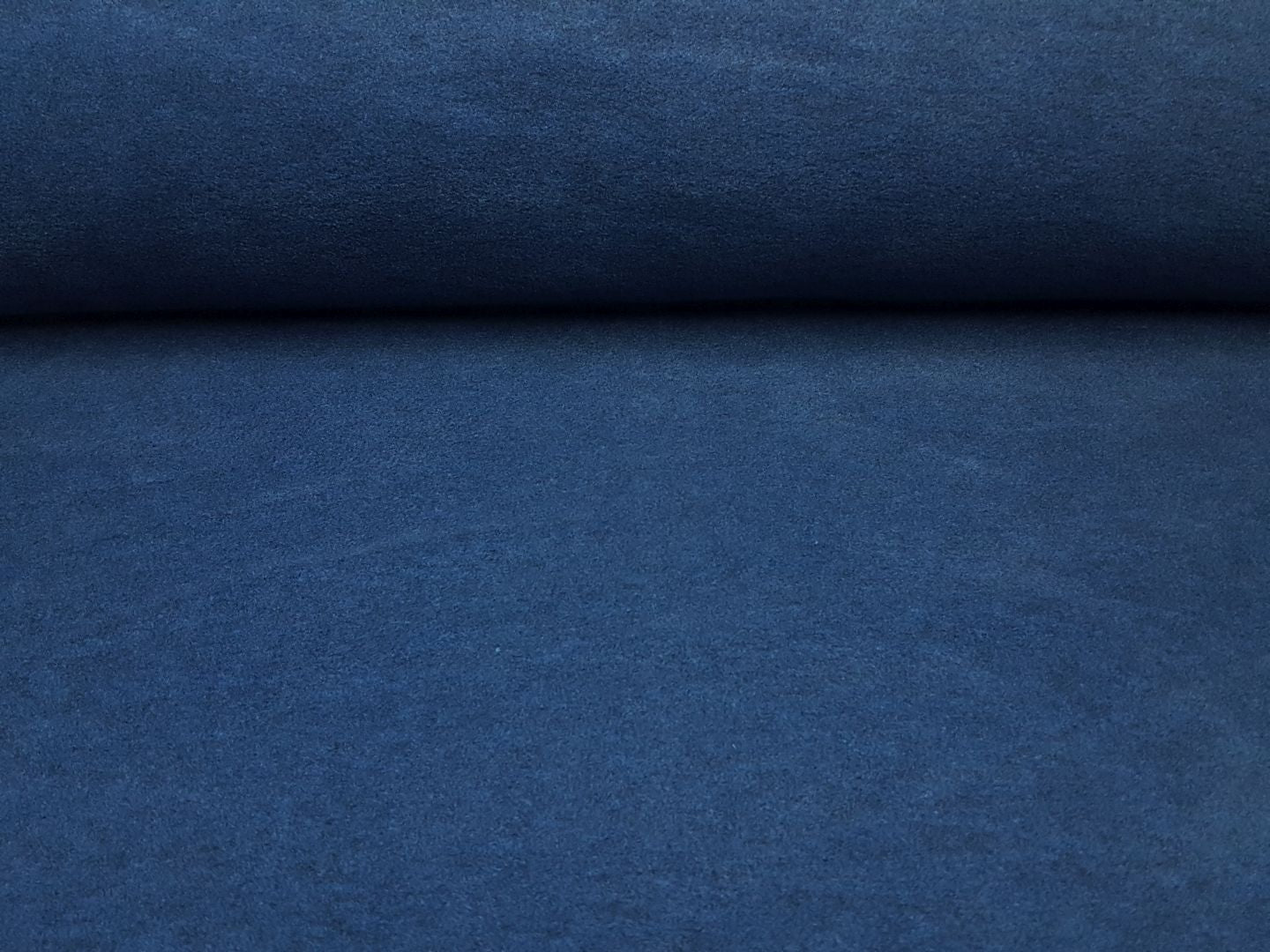 Fleece dunkelblau melange