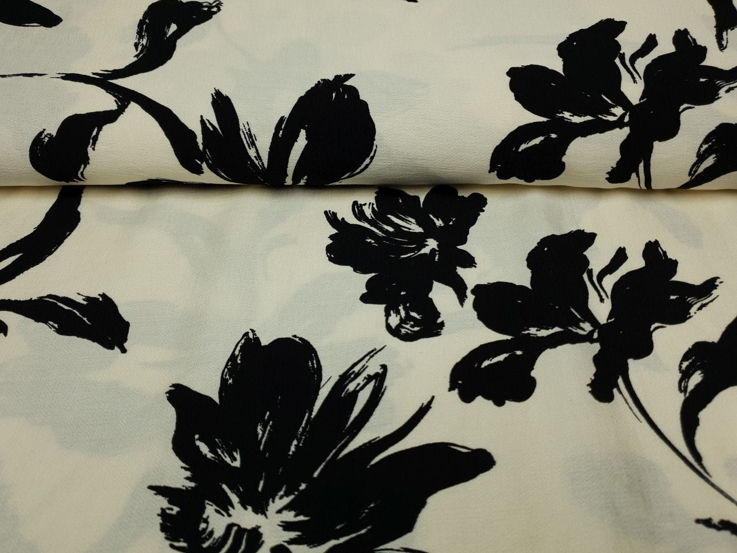 Flower ecru/schwarz