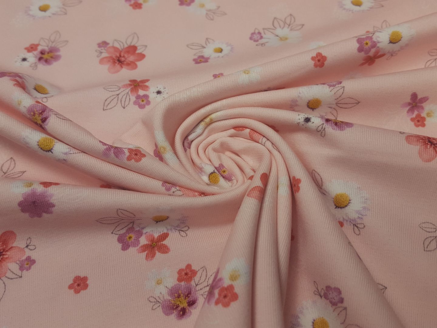 Einzelstück Flower A0 rosa/weiss/rot/pink
