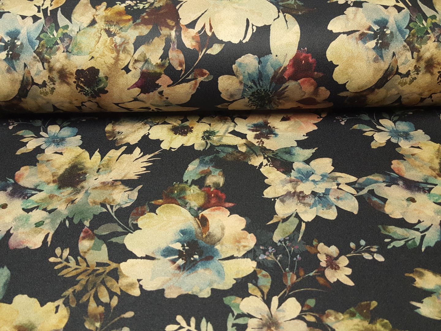 Glasgow Flowers schwarz/beige