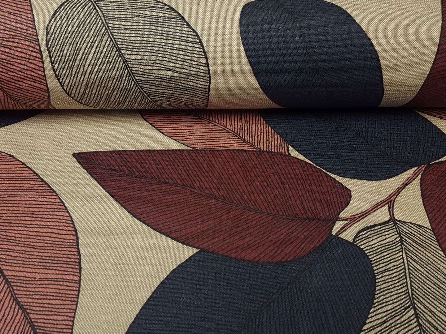 Folia beige/bordeaux/marine