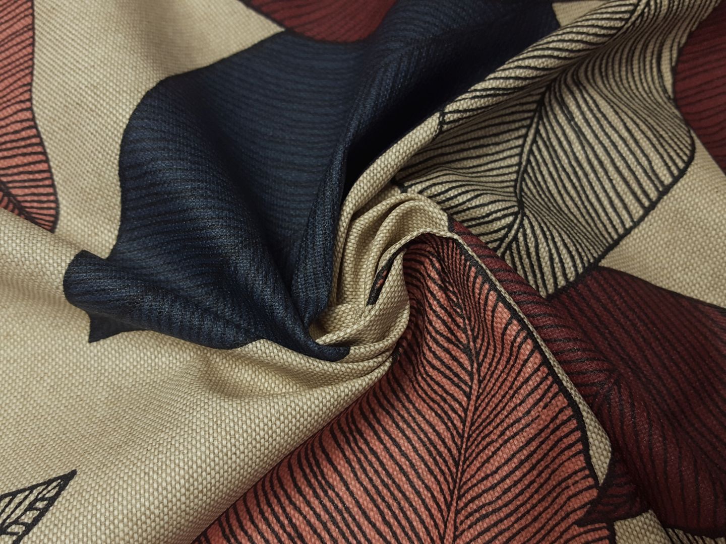 Folia beige/bordeaux/marine