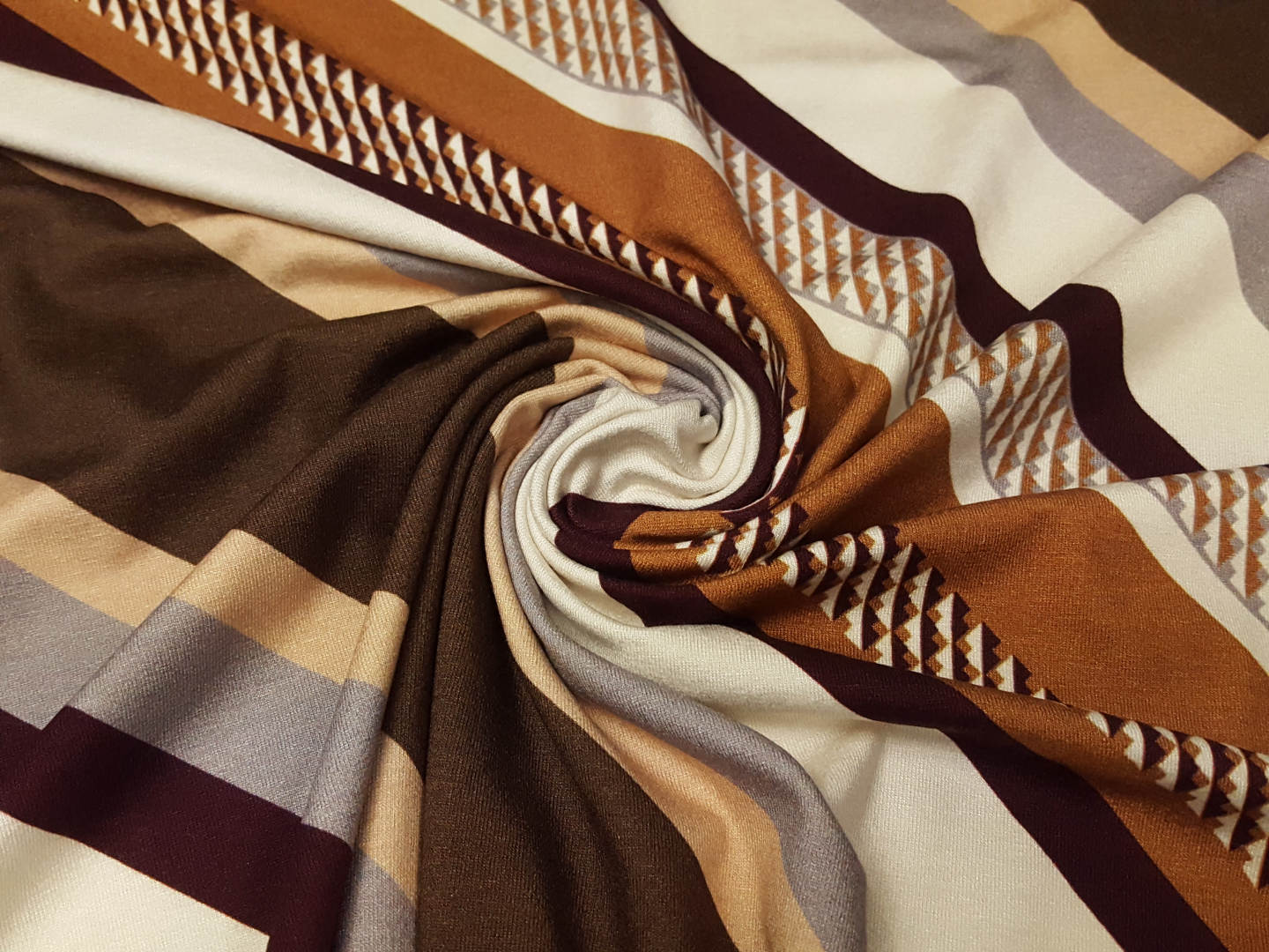 Fosetta braun/ocker/bordeaux