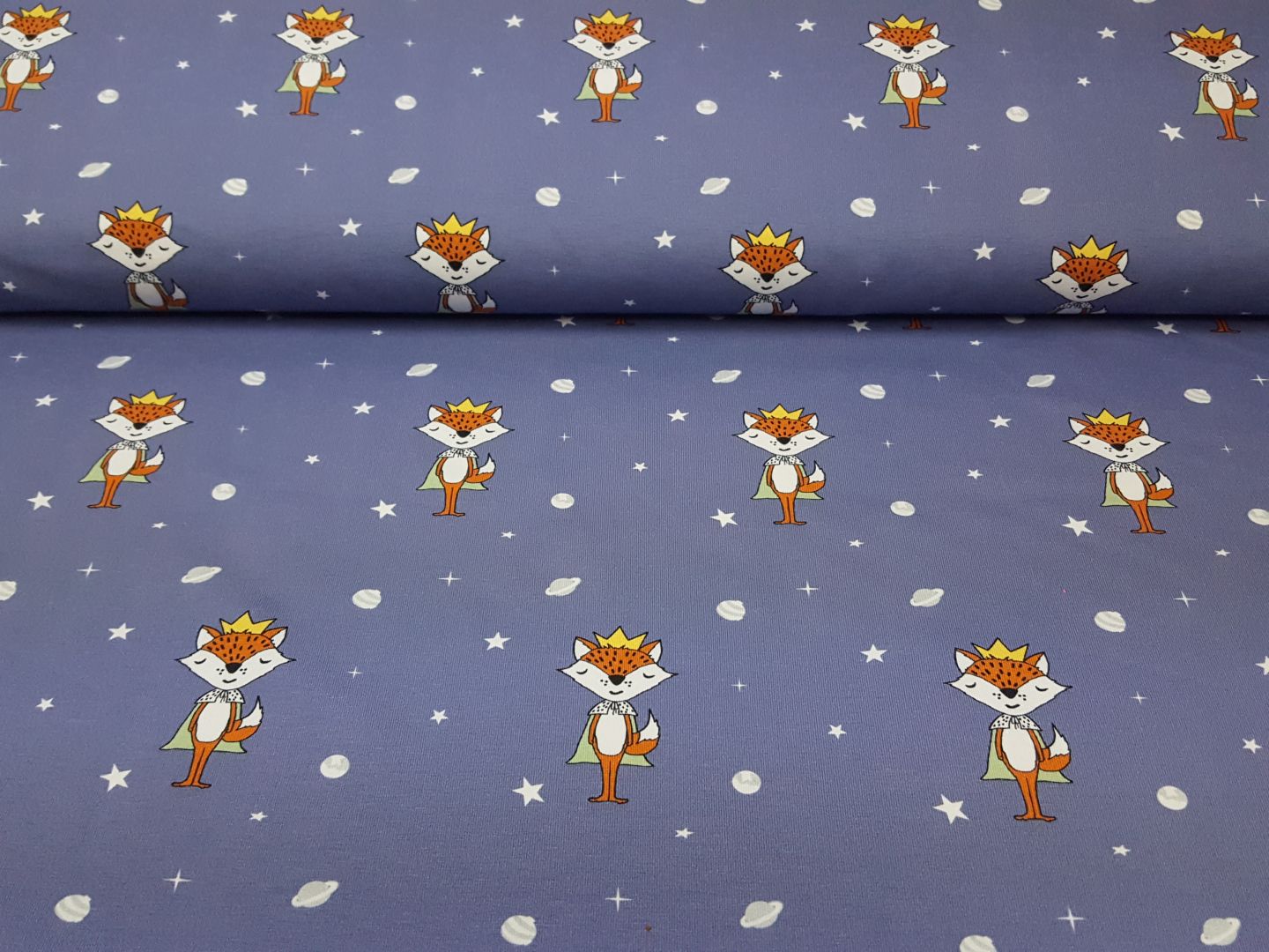 Fox Prince stahlblau/hellgrün/weiss