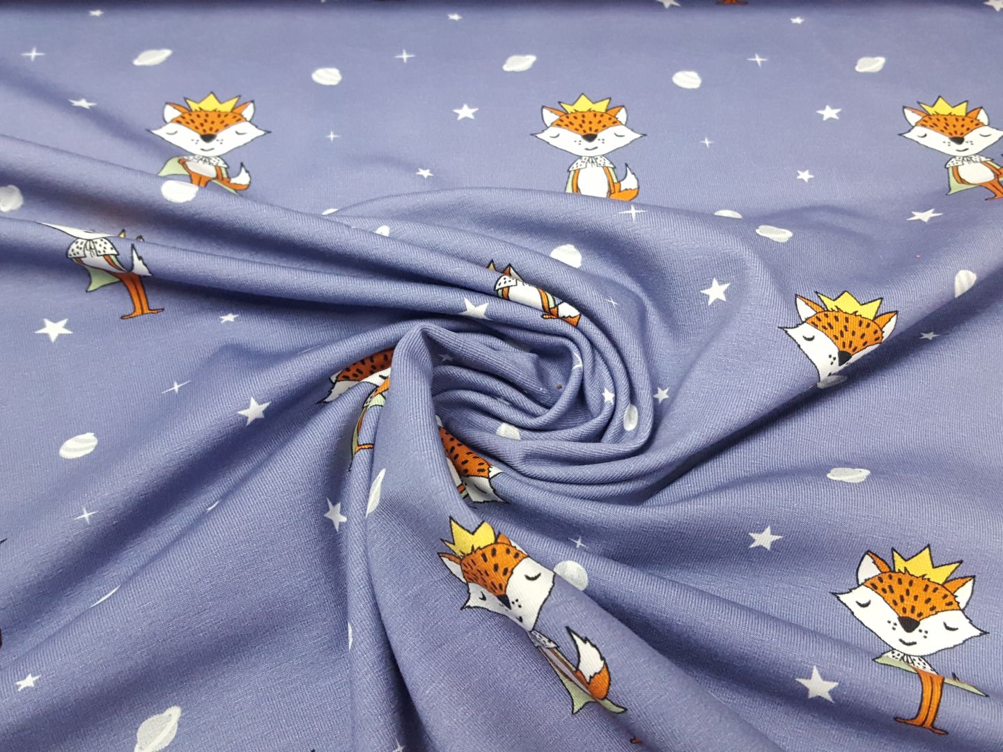 Fox Prince stahlblau/hellgrün/weiss