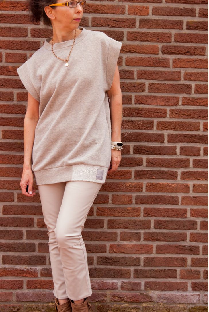 Fraya Flügel Sweater Damen, Ki-ba-doo Papierschnittmuster