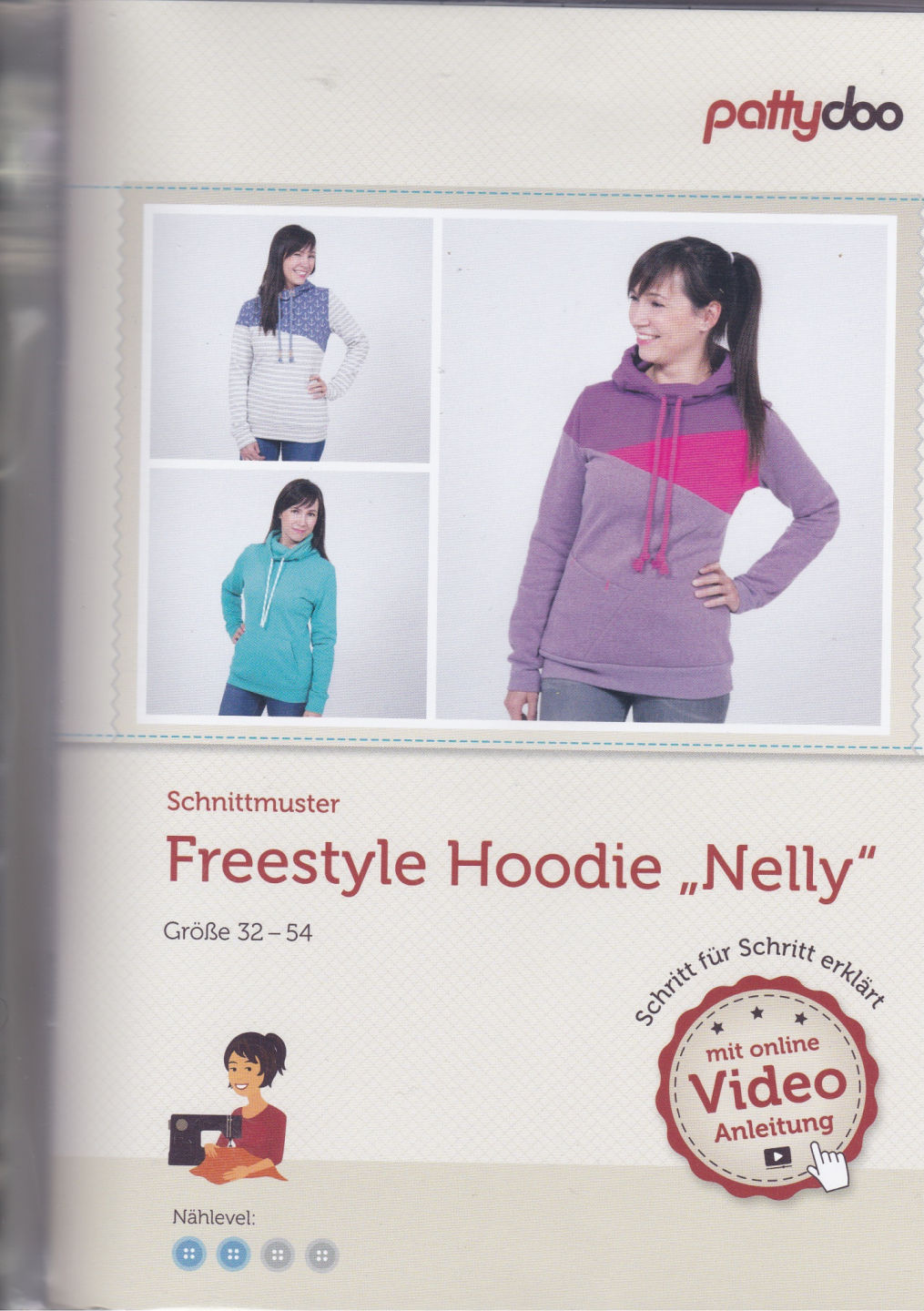 Freestyle Hoodie Nelly, Schnittmuster