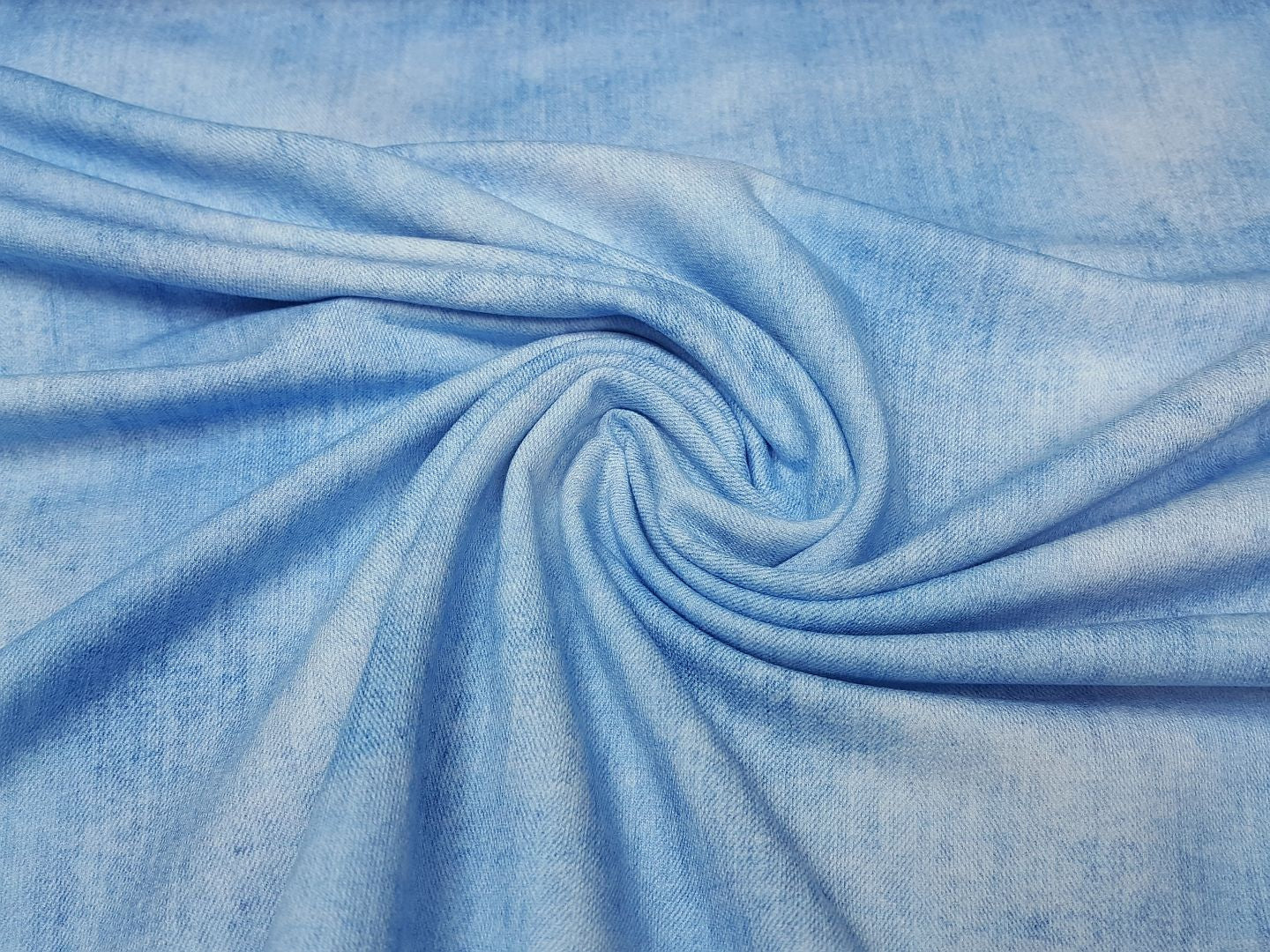 French Terry himmelblau melange