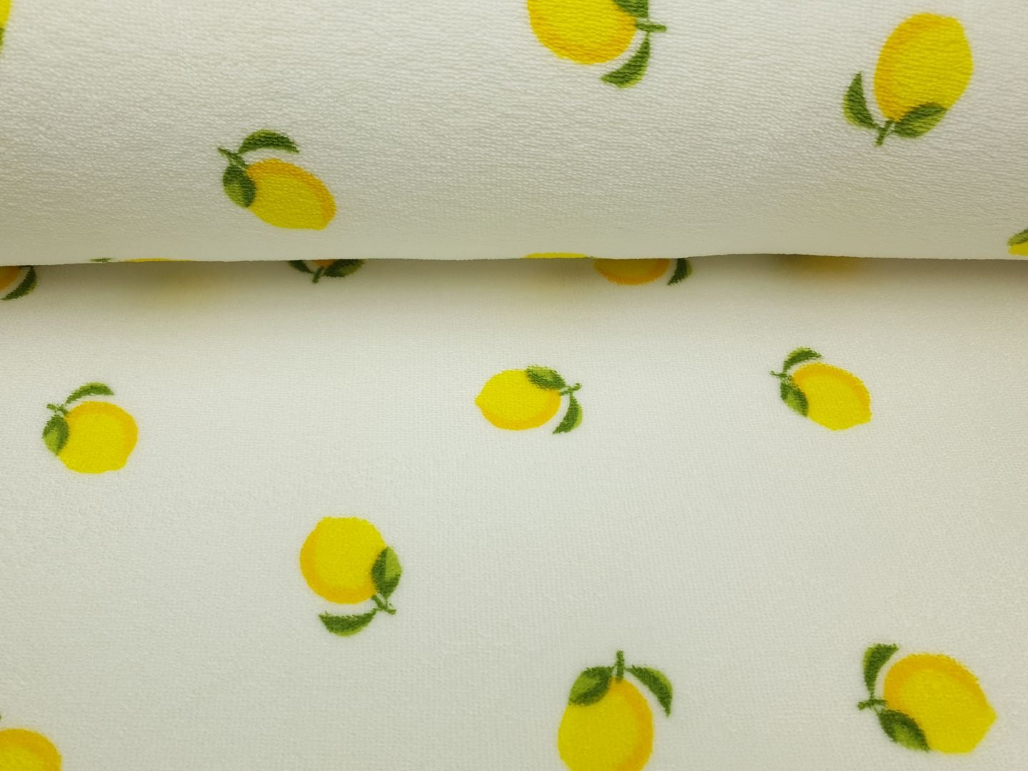 Frottee Lemons offwhite/gelb/grün