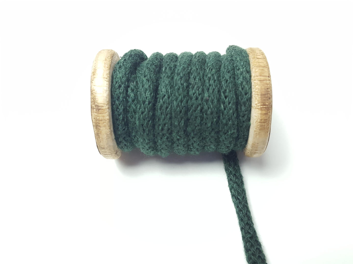 geflochtene Kordel 6mm kieferngrün