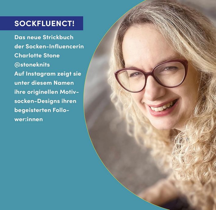 Geniale Motivsocken stricken - Farbenfrohe Statementsocken in Jacquardtechnik