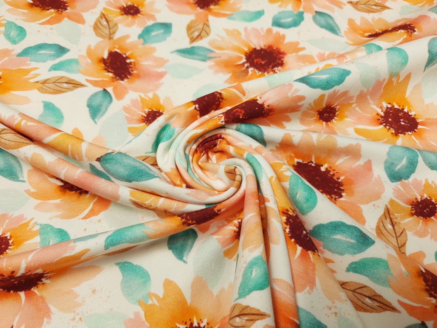 Girasole offwhite/lachs/helles petrol