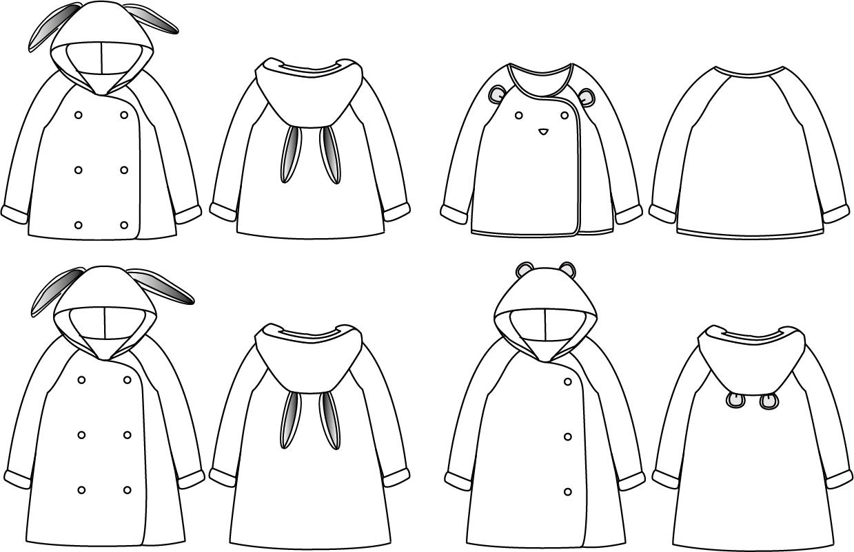 Grand `Ourse Cardigan für Kinder