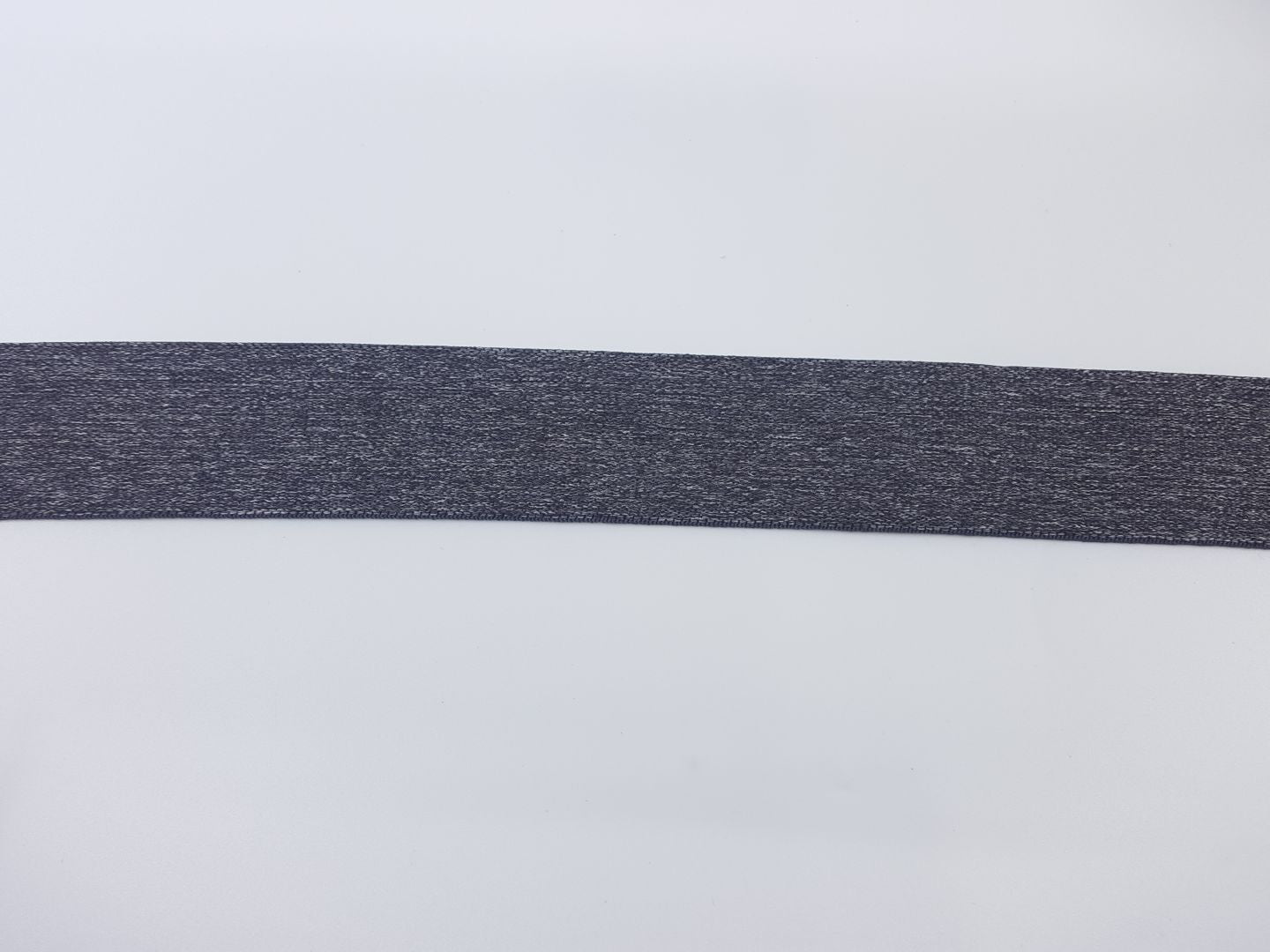 Gummiband 32mm grau melange