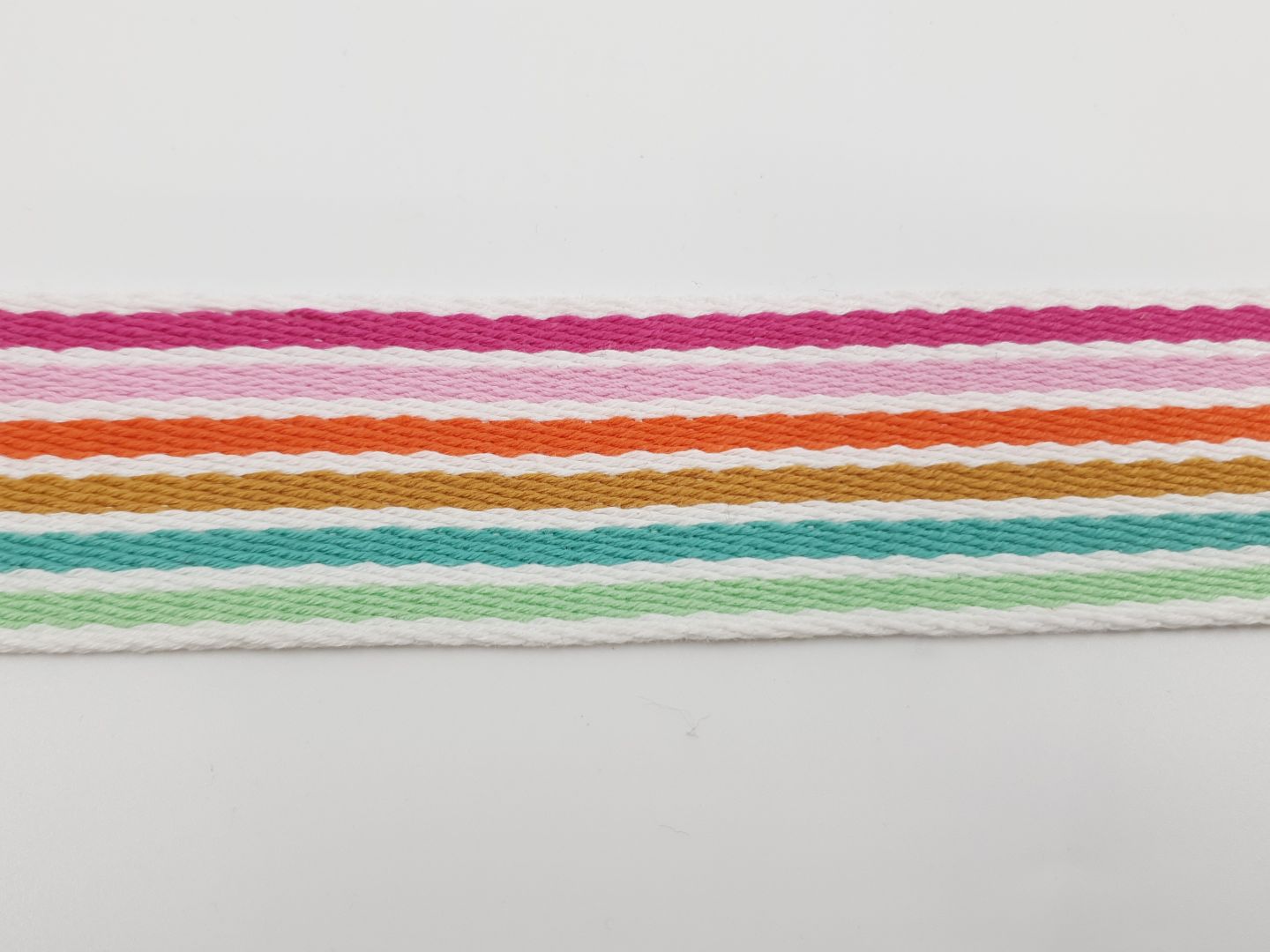 Gurtenband Rainbow 38mm bunt