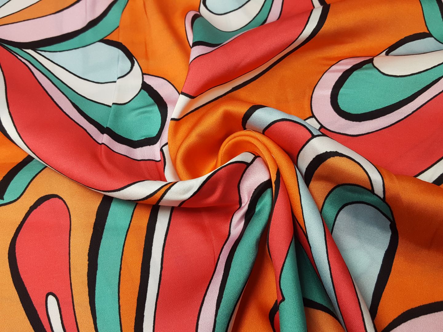 Hanne apricot/mint/schwarz