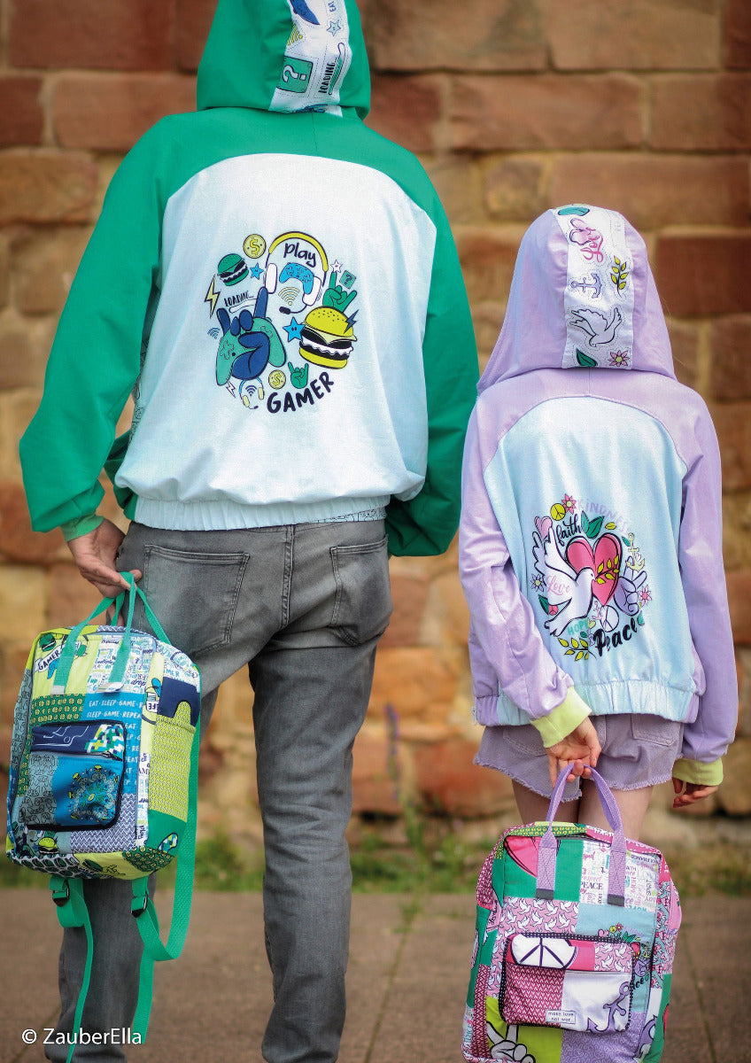 Happy Love&Peace by Iycklig Design mint/bunt