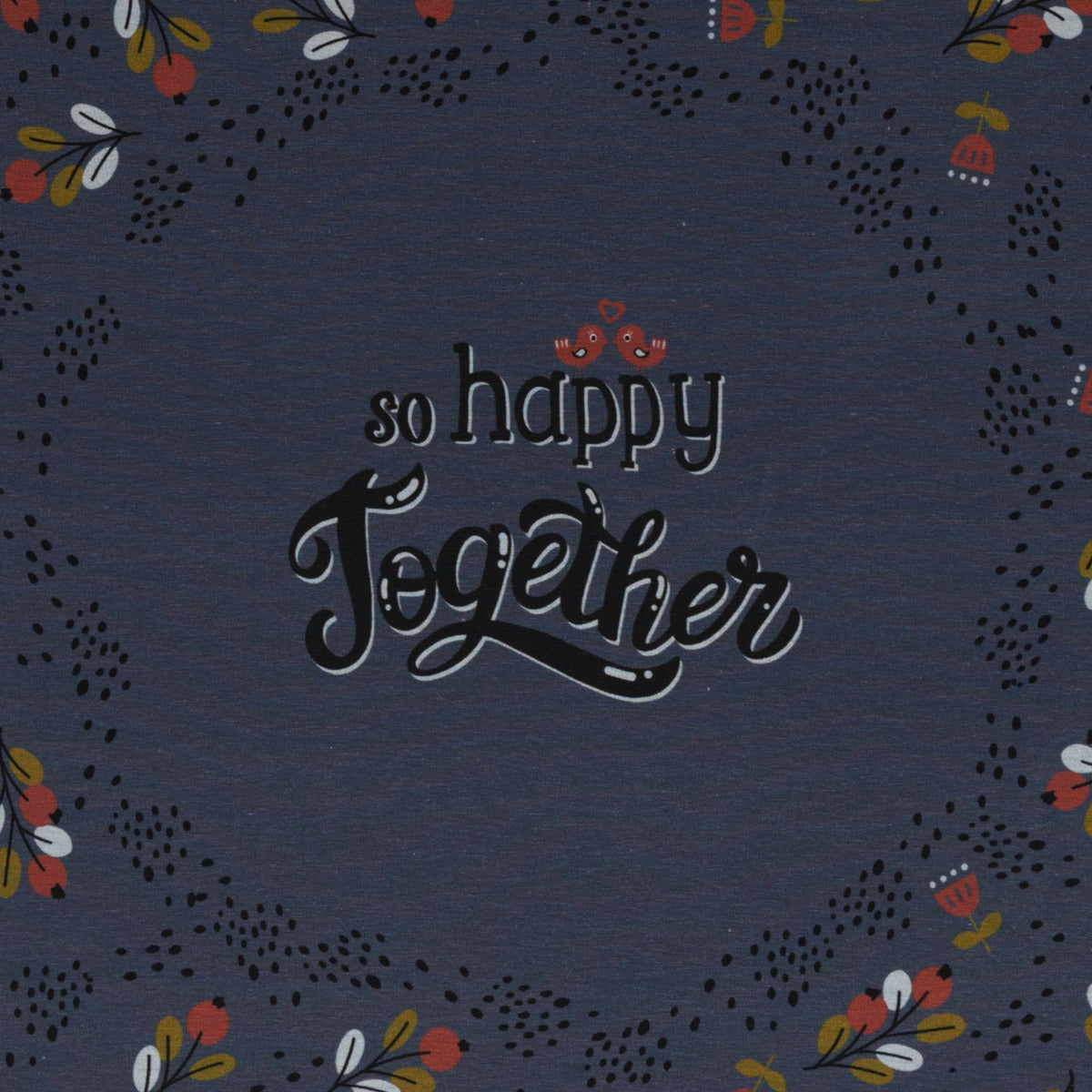 Happy Together by Bienvenido Colorido dunkelblau/rot/olive