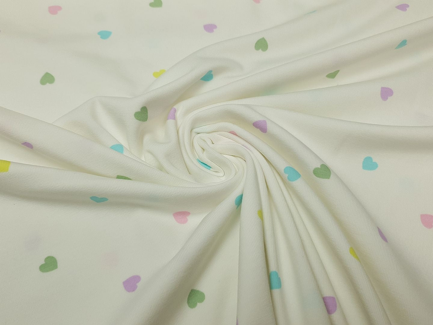 Hearts offwhite/llila/rosa/gelb/aqua
