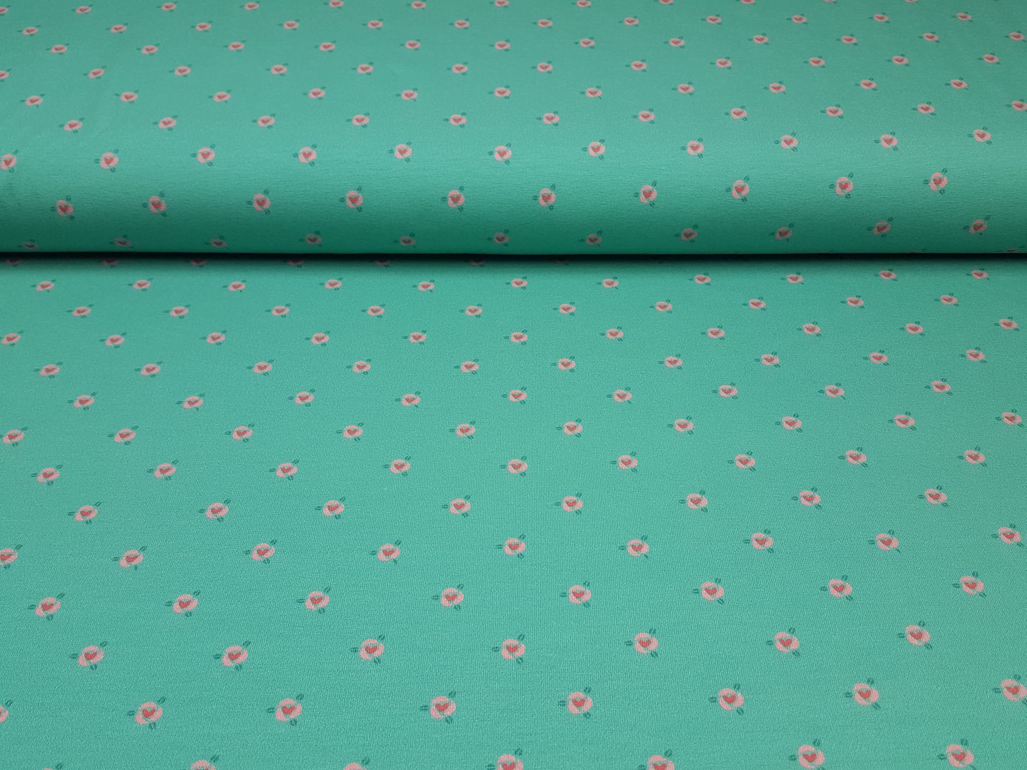 Herzchen mint/rosa