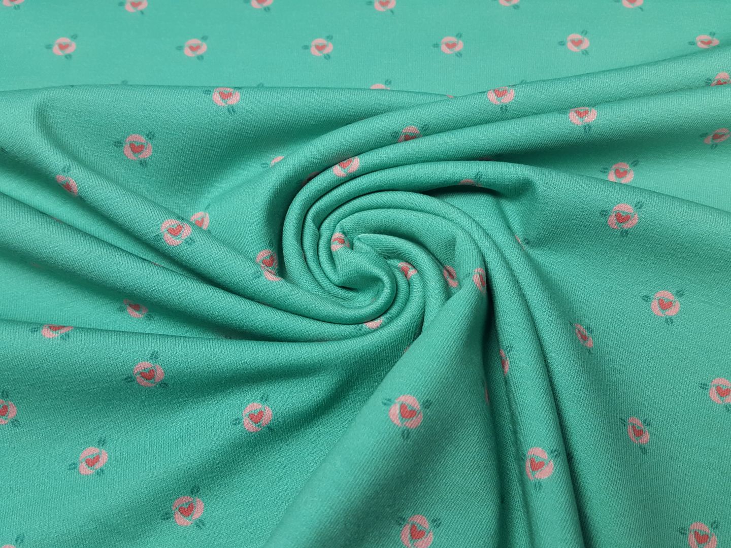 Herzchen mint/rosa