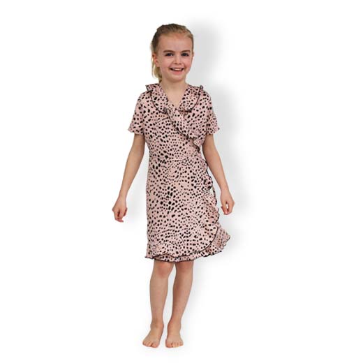 Papierschnittmuster Wickelkleid Holly Kinder von Fadenkäfer