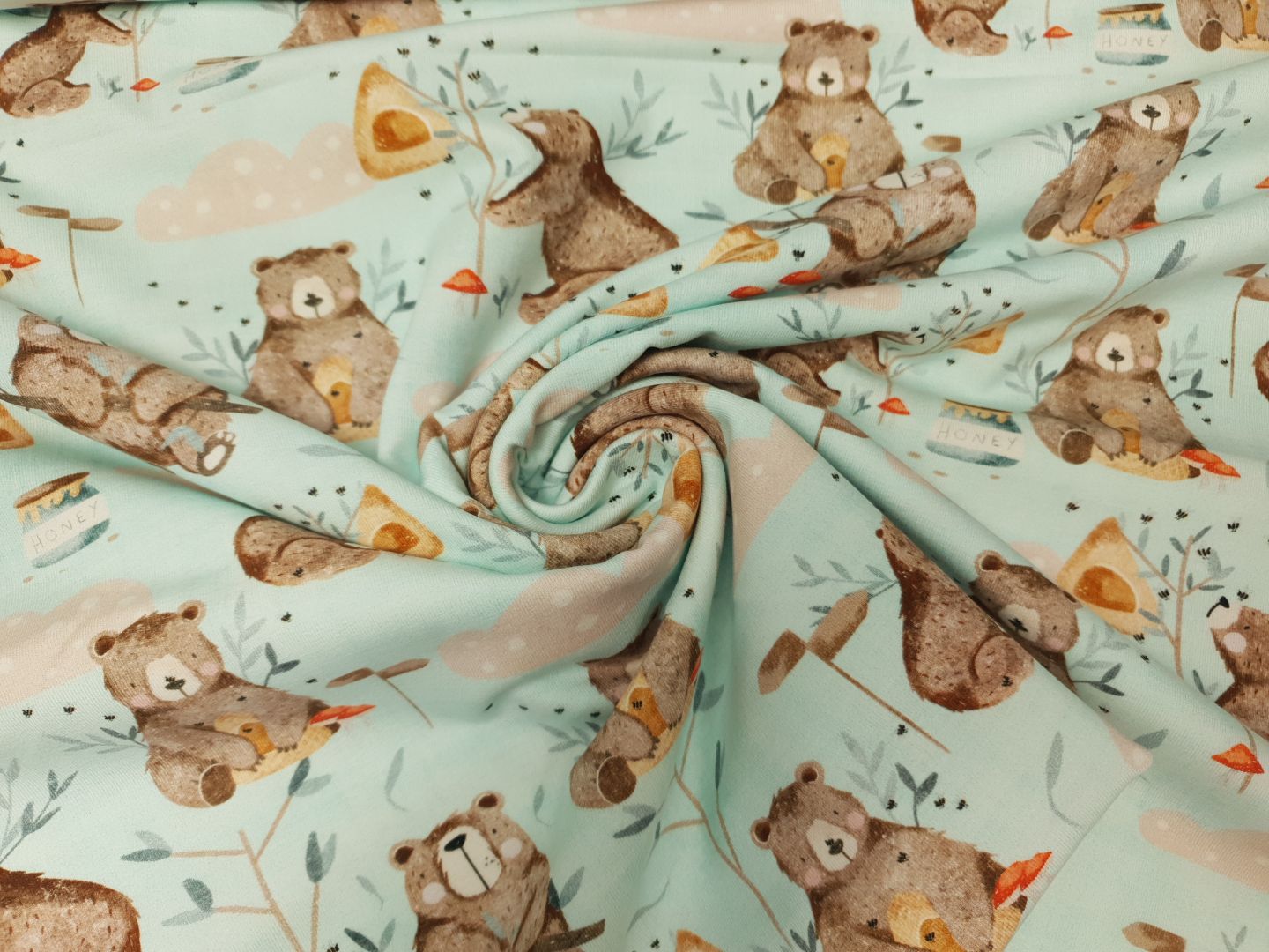Honey Bear mint/braun/rot