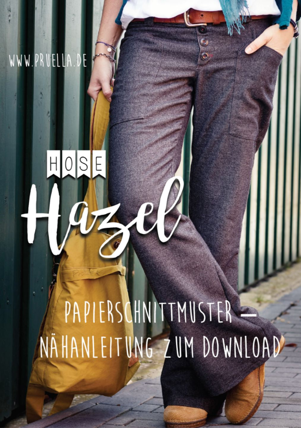 Hose Hazel Damen, Prülla Papierschnittmuster